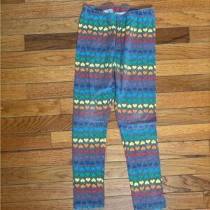 Place Multicolor Heart Patterned Leggings